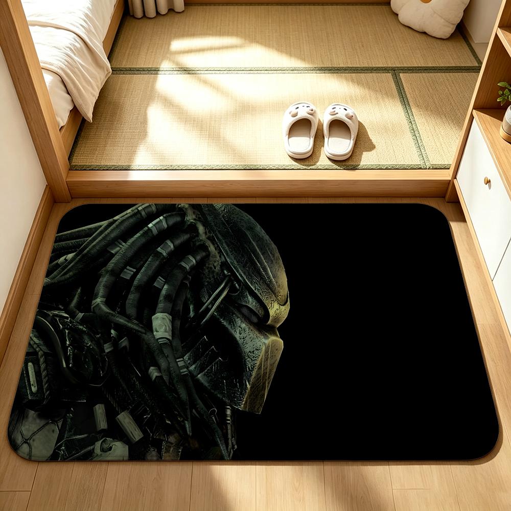 Film-The PredatorS Floor Mat Bedroom Carpet, Bathroom Foot Mat, Doormat, Non-Slip Absorbent Multi-Use