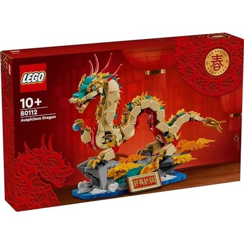 LEGO Festival Asiatic Dragon Norocos Jucărie Cadou Bloc Băieți Fete Copii 9 Ani O