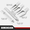 ATPEAM 5PC Tie Rod End Puller Set, Ball Joint Separator for Automotive, 1-1/8", 15/16", 11/16"