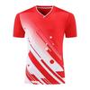 Quick-Dry Badminton Shirt Short Sleeve Unisex Sports T-Shirt Volleyball Table Tennis Training Competition