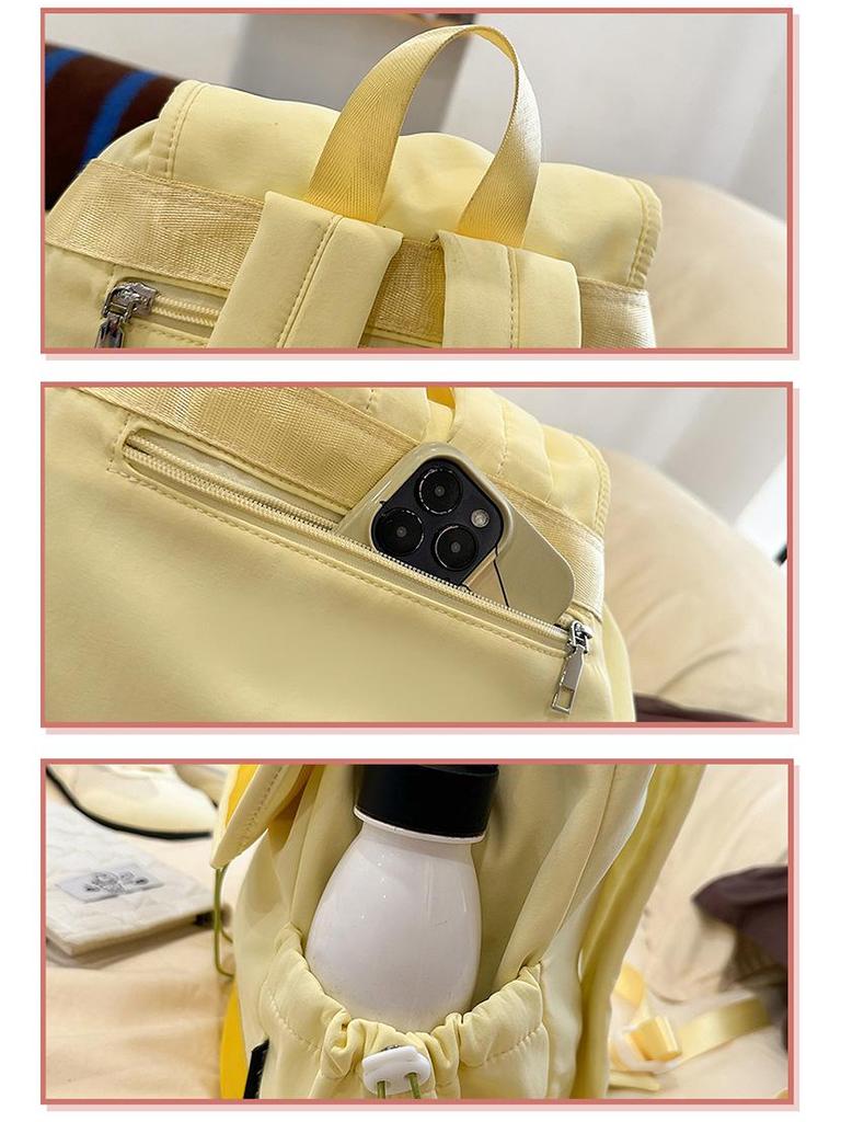 2025 Preppy Women's Backpack: Large Capacity, Fashionable & Versatile for Travel & Commute