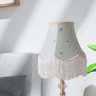 Bedside Lampshade, Table Tassel Fabric Floor Light Cover for Study Room Cafe