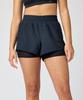 Beulugseuleoning (Women'S) Dash Two-In-One Shorts - Black / 221754001