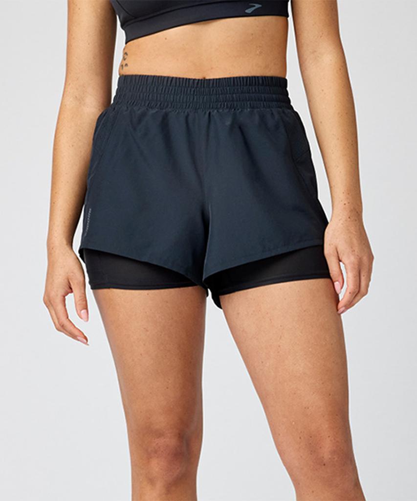 Beulugseuleoning (Women'S) Dash Two-In-One Shorts - Black / 221754001