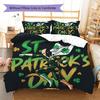 One-Punch Pattern Bedding Quilt Set Quilt Cover Pillowcase Home Decoration Birthday Gift (1 * Duvet Cover + 2 * Pillowcase, Without Core)