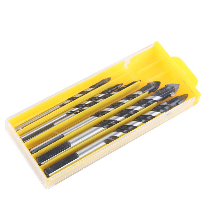 7PCS Cross Hex Tile Bits Glass Drill Bit Ceramic Concrete Hole Opener Alloy With 4 Cutting Edges 3/4/5/6/8/10/12 Mm
