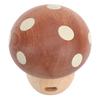 Mushroom LED Table Lamp Wooden Warm Light Stepless Dimming Rechargeable Bedside Nightstand Lamp for Bedroom Home Decoration