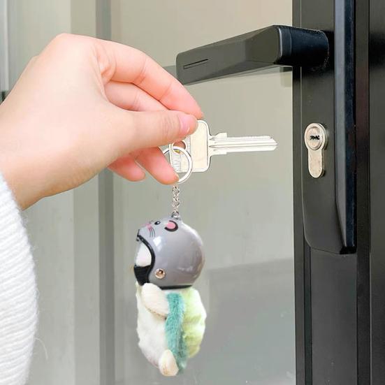 Doll Pendant Keychain Turtle Shape Plush Doll Key Holder Easy to Carry Lightweight Keychain Backpack Accessories
