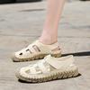 Women's & Men's Large Hollow Out Closed Toe Casual Beach Sandals