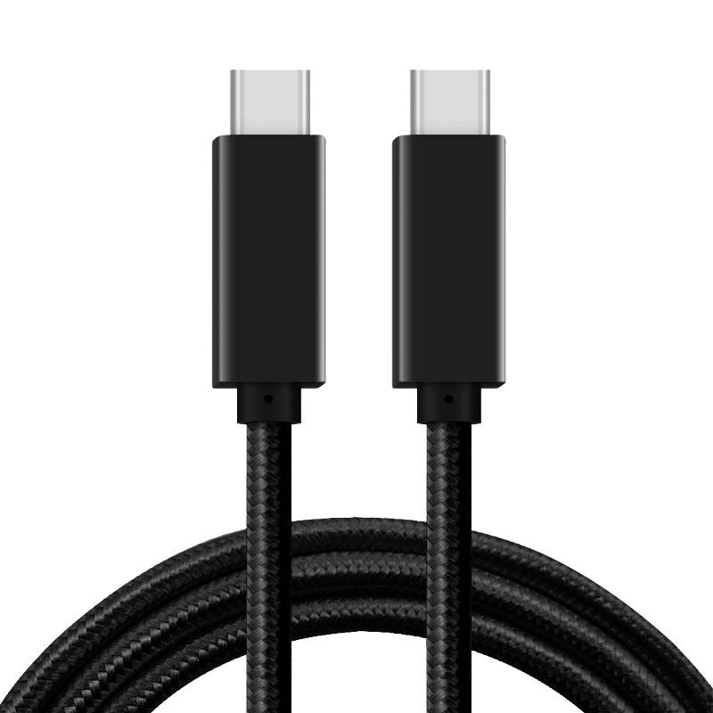 USB3.2 GEN2 20Gbps USB-C To USB-C Fast Charge 100W Nylon Braided Data Cable with 12 Months Warranty