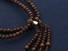 Kyoto Buddhist Altar Hayashi Prayer Beads Shingon Sect Shakuni Sandalwood Official Ceremony Bag Kyoto Prayer Beads (for Men) [Bead Set] SM-035
