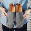 Fashion Brand Daily Commute Men Casual Shoes Suede Leather Men Party Wedding Loafers Shoe Non-slip Outdoor Moccasins Driving Flats Shoes