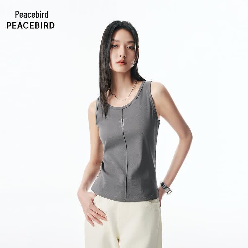 Peacebird Women s Flocked Letter Camisole M