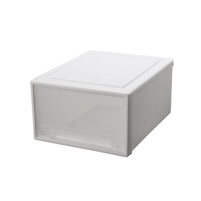 Pai Shi Long X-Large Thickened Transparent Drawer Storage Box, 3-Pack