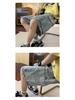 Men's Retro Washed Denim Wide-Leg Summer Workwear Shorts
