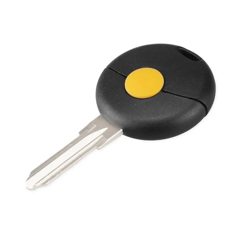 KEYYOU 10Pcs 1 Button For Benz Mercedes Smart Fortwo 450 Cabrio City Cross Forfour W124 W202 W210 Remote Car Key Shell Case Fob
