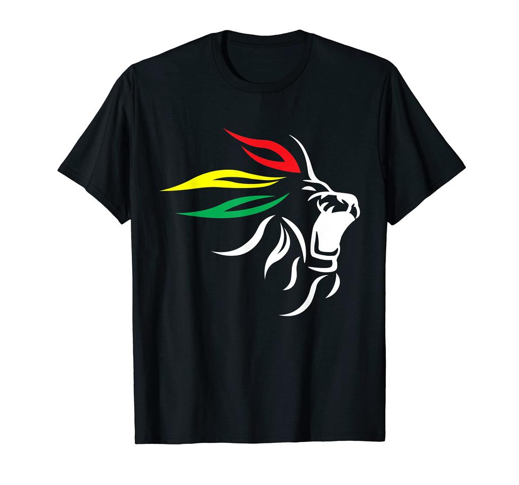 Tricou Reggae Lion Rastafarianism Movement Jamaican Music Lover