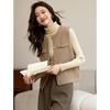 Design-sensual Twist Sweater Winter New Korean Style Atmosphere Casual Vest Jacket for Women