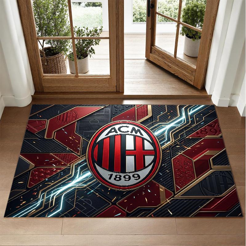 AC Milan Design Crystal Velvet Rug Soft Decorative Mat for Bedroom Entrance