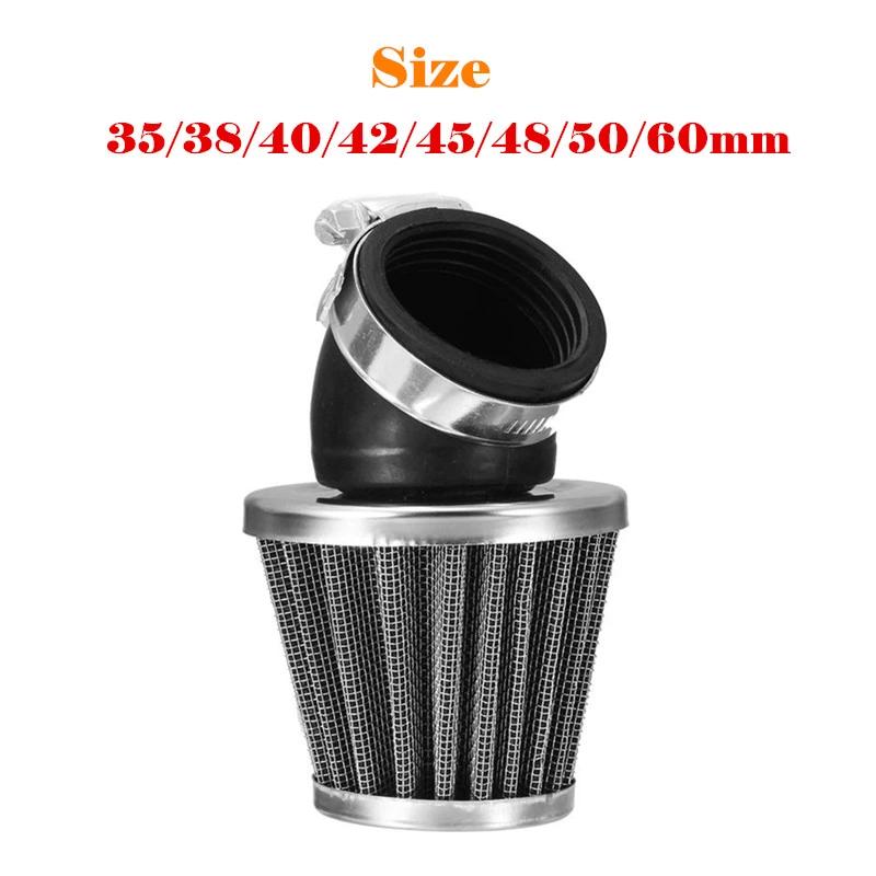 Univerzálny čistič vzduchového filtra pre motocykle Fit 50cc 110cc 125 140cc Motocykel Pit Dirt Bike ATV Scooter 35/38/40/42/45/48/50/60 mm