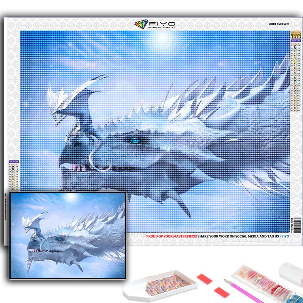 Cross Stitch Kit DIY Diamond Embroidery European Dragon Diamond Painting Home Decor