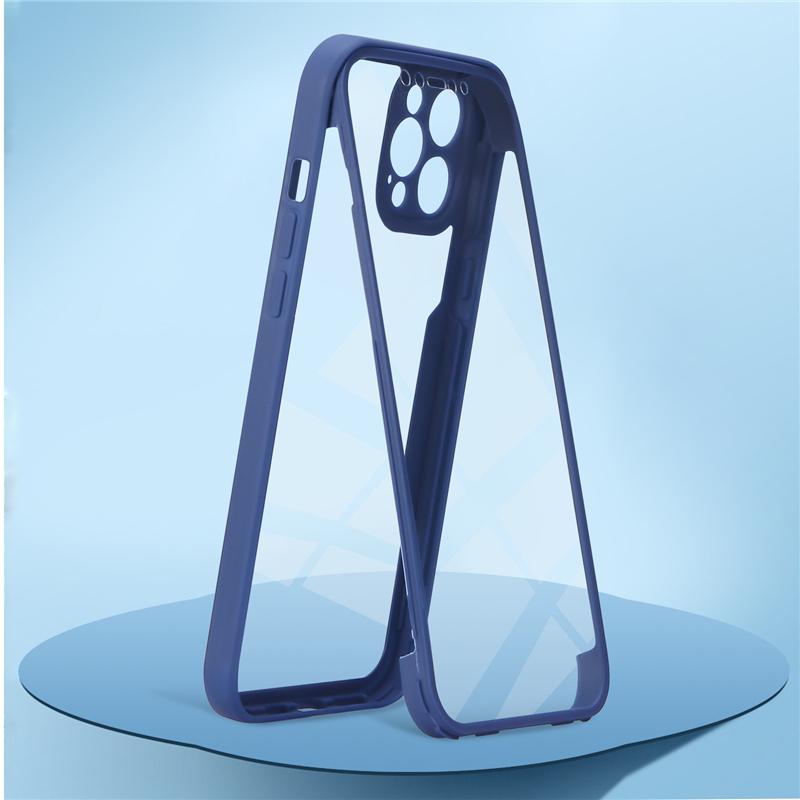 Husă transparentă de lux 360 pentru întregul corp față+spate pentru Samsung Galaxy A53 A33 A73 A23 A22 A32 A52 A12 A51 4G 5G S21 S22 Husă dublă ultra silicon antișoc