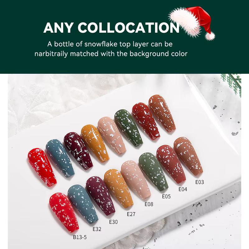 JTING high quality New design snow top coat gel nail polish clear multi function OEM private label uv gel top coat