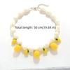 Collar Colgante de Frutas Apilables Nicho Joyería de Cuello Exagerada Accesorios Festivos