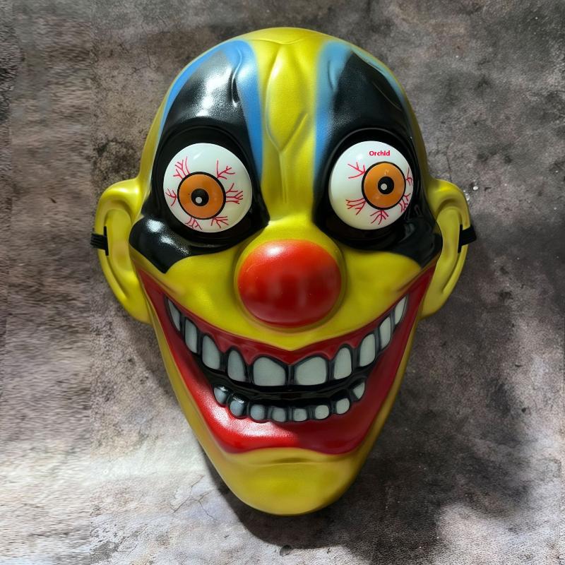 Horror Mask Role Play Comfortable And Breathable Halloween Dress Up Cosplay Props Grimace Mask Horror Props