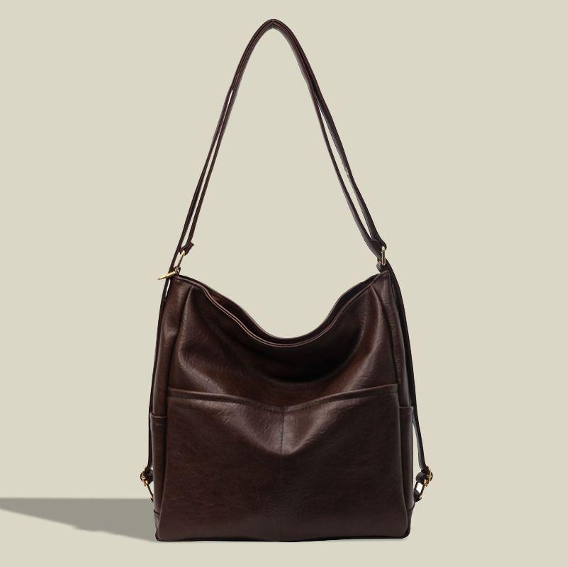 Tote bag women's 2025 new dual-purpose crossbody bag versatile large-capacity commuter backpack multi-purpose backpack