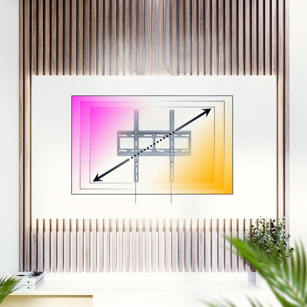 Wall Mount for TV 37-70 Inches 50kg Vesa 600x400 LogiLink Fixed Strong