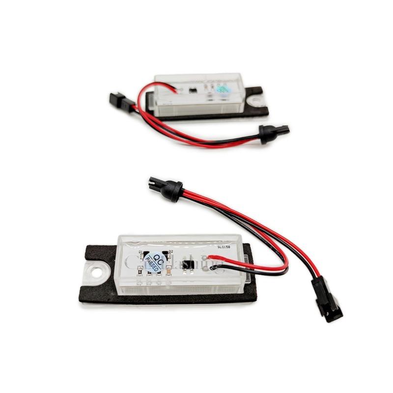 LED License Plate Light Compatible with Volvo S60 S80 XC90 XC70 V70 S60L High Quality Car Accessories tallation Kit Easy DIY