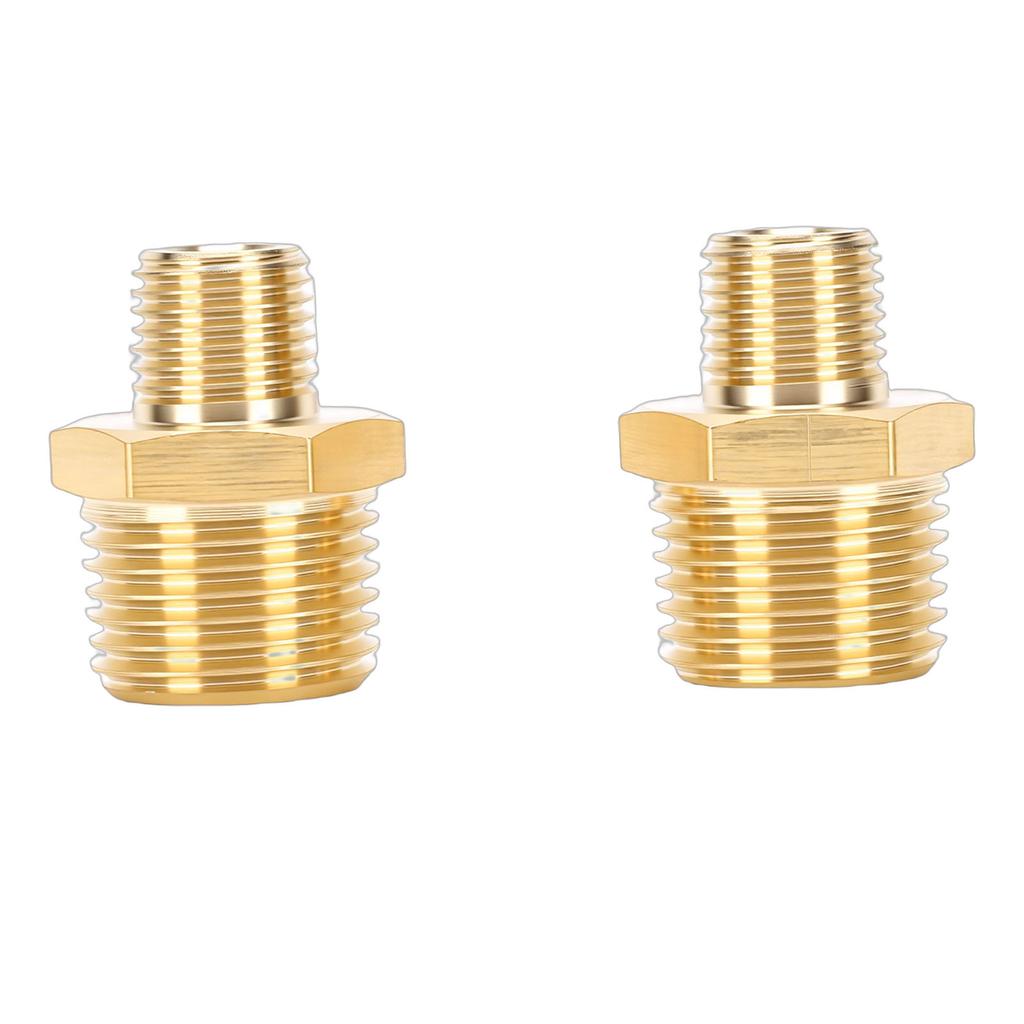 1Celsius2 To 1Celsius4in   Male Reducing Nipple Fitting Adapter Brass Pipe Fitting Reducer Adapter for Fuel