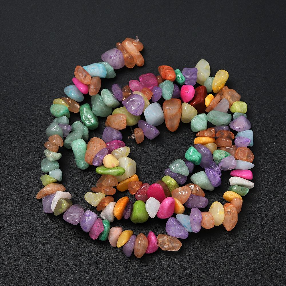 

Натуральные россыпные бусины из камня зернистость 5 мм-12 мм нерегулярные хрустальные гравийные бусины DIY браслет ожерелье аксессуары about 5~ 12mm