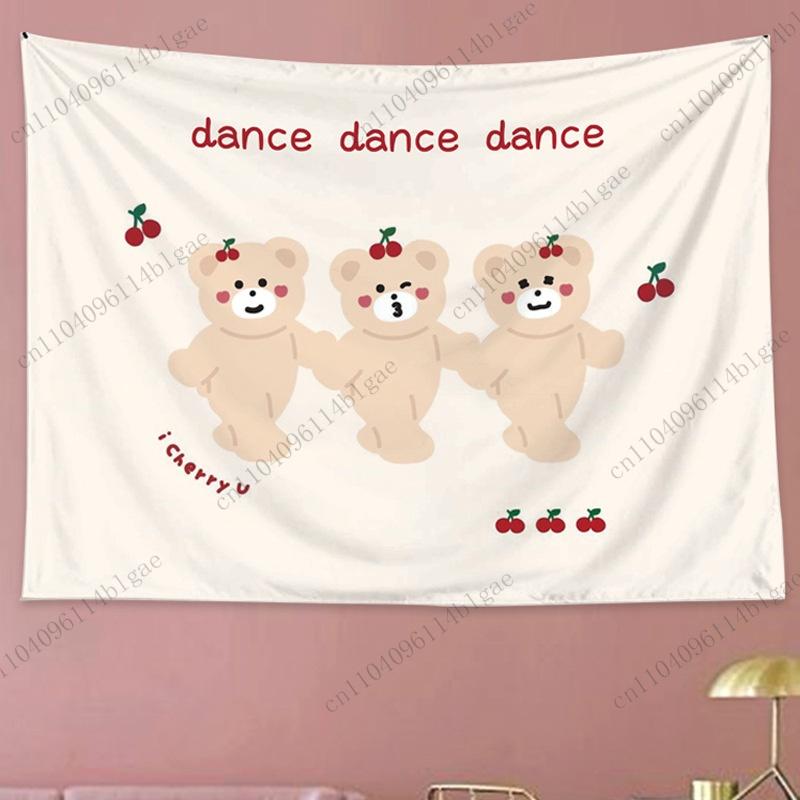 

Игривое существо гобелен мультяшный шарм настенный декор декор для спальни настенное искусство декор фоновая ткань эстетичный настенный декор 29x37in