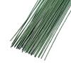 12Pcs Green Floral Tape Iron Wire Artificial Flower Stub Stem Diy Decor 60Cm