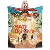 Debi Tirar Mas Fotos DTMF Bads Bunnys Music Tour Blanket Multi-size Cozy and Lightweight Throw Blankets for Couch Sofa and Bed