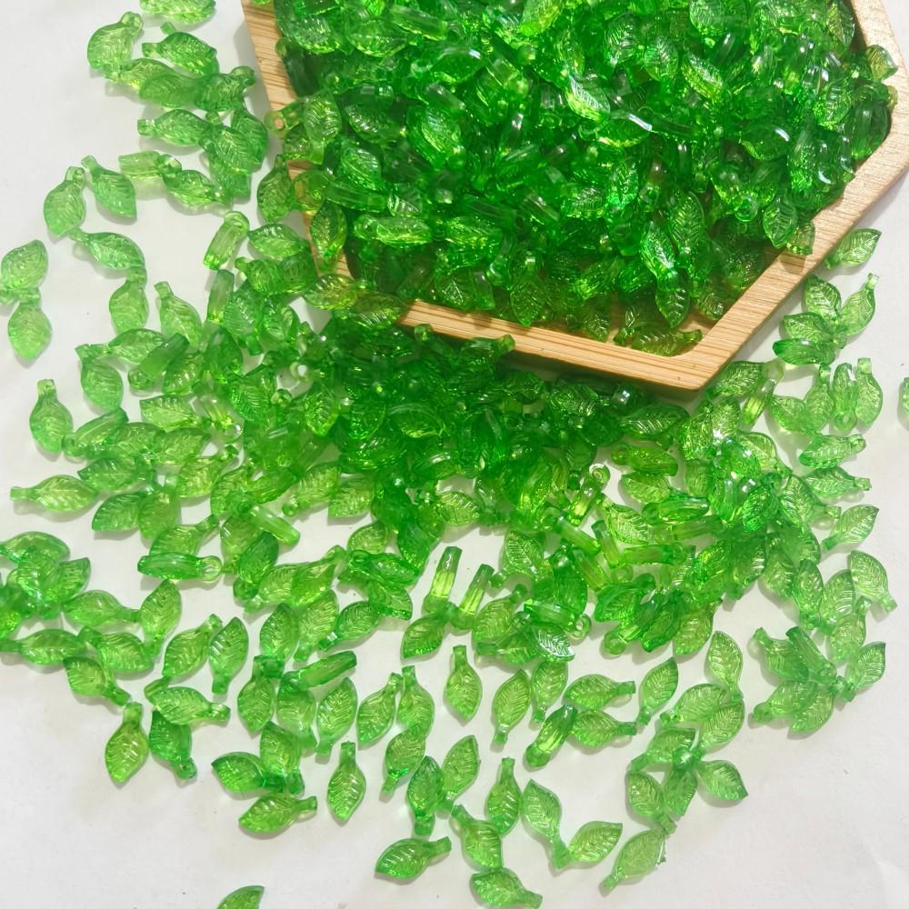 Acrylic Mini Grape Leaf Beaded String for DIY Jewelry Making: Bracelets & Necklaces