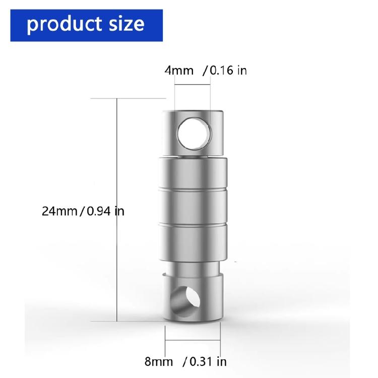 Practical Alloy Rotating Keychain Quick Releasing Design Unique Keychain Hook for Outdoor Camping Hiking and Daily Use