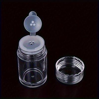 1pc DIY Makeup Storage Bottle With Screw Lid - Empty Cosmetic Sifter For Loose Powder And Convenient Home Essential - Travel Accessories