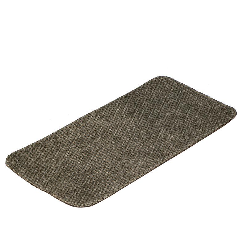 Miaozhu Xuan Retro Dwukolorowy Żakardowy Lniany Mata do Herbaty - Ręcznie Robiony Bieżnik Malowany Roślinnie do Chińskiego Wystroju Herbacianego