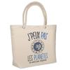 Beach Bag - PLANETEE - Aligned Planets Astrology I Can't - Cotton - Large Capacity - Printed In France