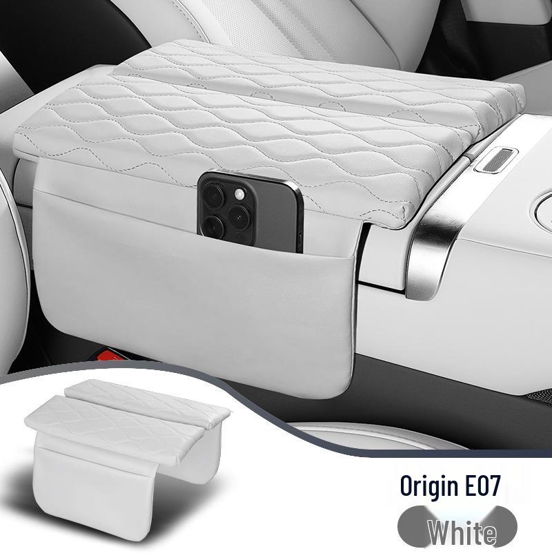 Enhanced Leather Armrest Cover for Origin E07 Box Protection