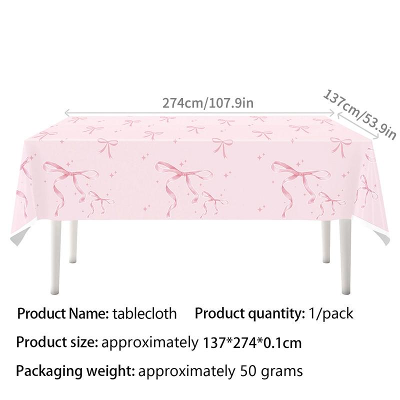 Black Bowknot Paper Plates Disposable Tableware Birthday Party Supplies Decorative Dinner Plates Napkins Baby Shower Party Decor