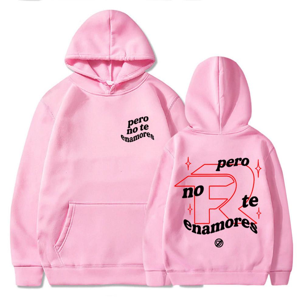 Fuerza Regida Pero No Te Enamores Tour 2024 Hoodie Fuerza Regida Hoodie Unisex Harajuku Long Sleeve Sweatshirts