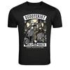 Scooterist Skull Biker Vintage Scooter Rider T-Shirt