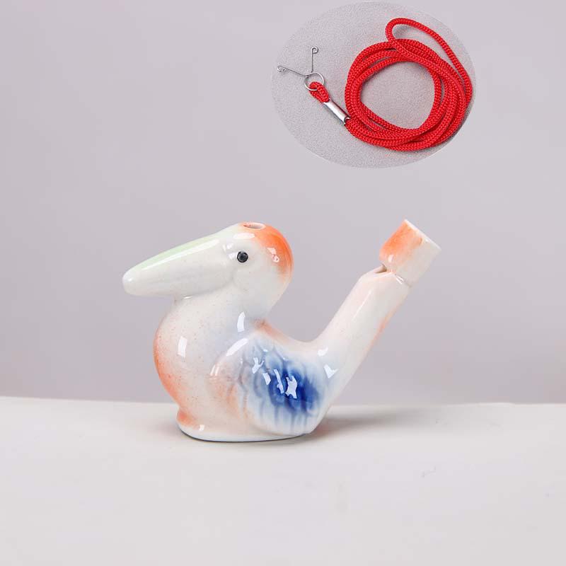 

Детская керамическая свистулька-птичка, окарина - популярное туристическое ремесло