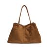Suede retro large-capacity tote bag women's 2025 autumn/winter new high-end fashion commuter armpit shoulder bag