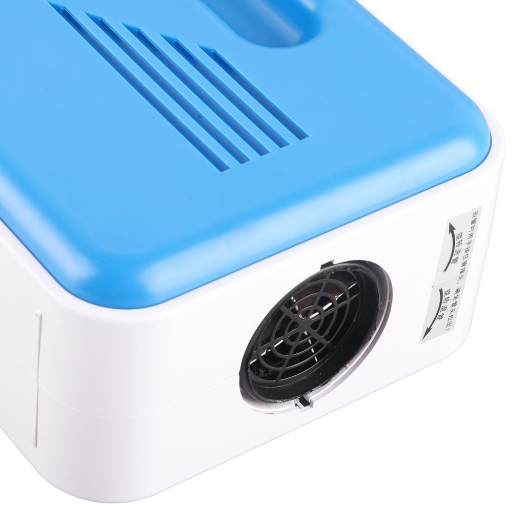Multifunctional 600W Clothes Dryer Household Small Portable Electric Shoes Clothes Dryer Blue EU