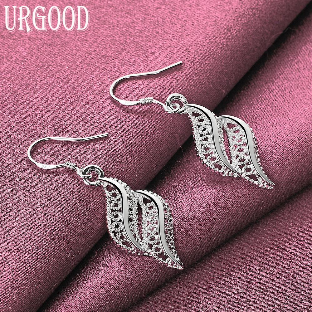 925 Sterling Silver Fashion Pendant Earrings Wedding Jewelry